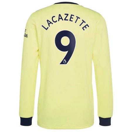 Camisola Arsenal Alexandre Lacazette 9 Alternativa 2021 2022 – Manga Comprida